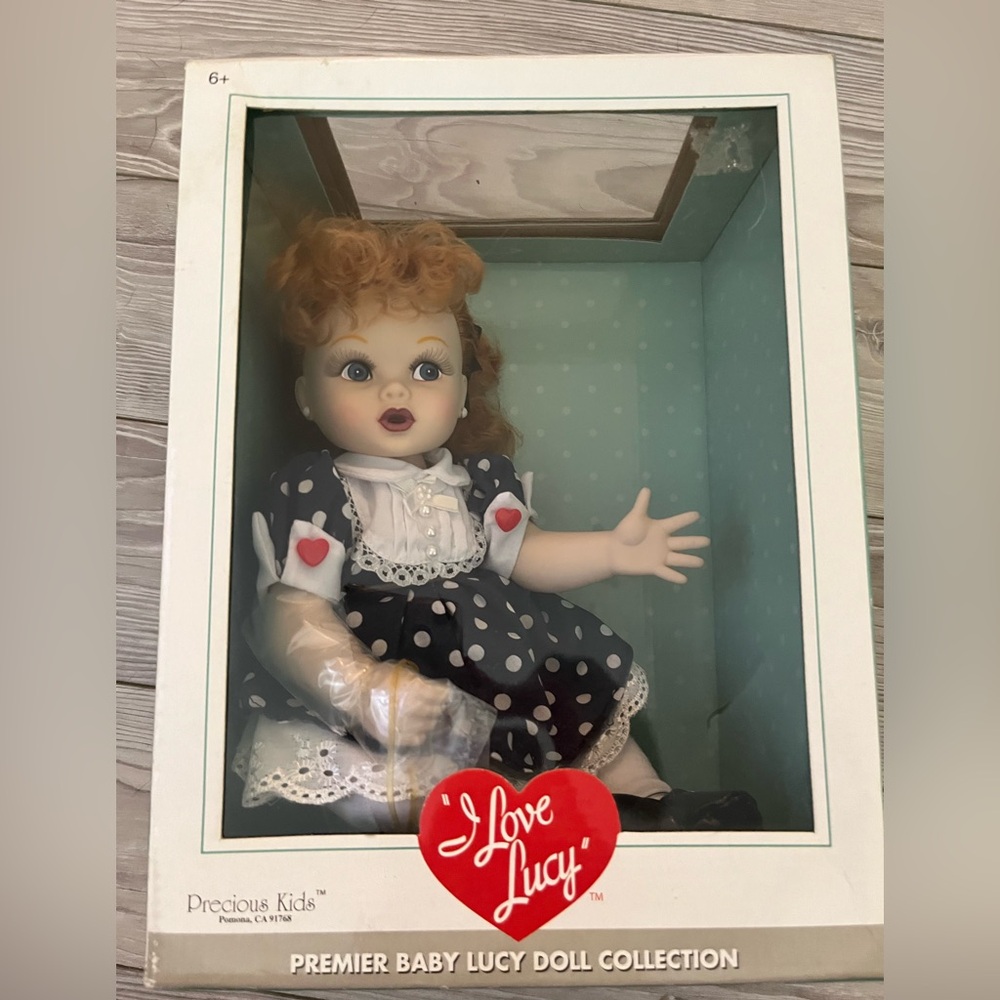I Love Lucy Doll with Polka Dot Dress